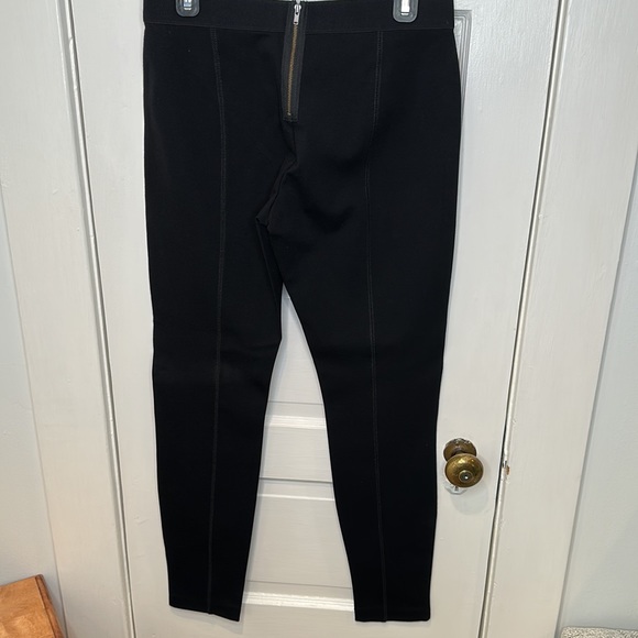 J Crew Black Pixie Pant Skinny Exposed Zipper Women’s Fitted Ankle Pant sz 8 NWT - Picture 3 of 6